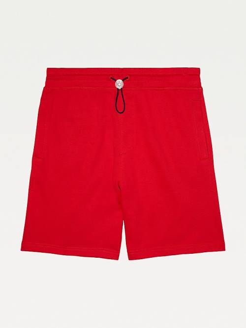 Red Tommy Hilfiger Adaptive Regular Fit Men\'s Shorts | TH309ZWX