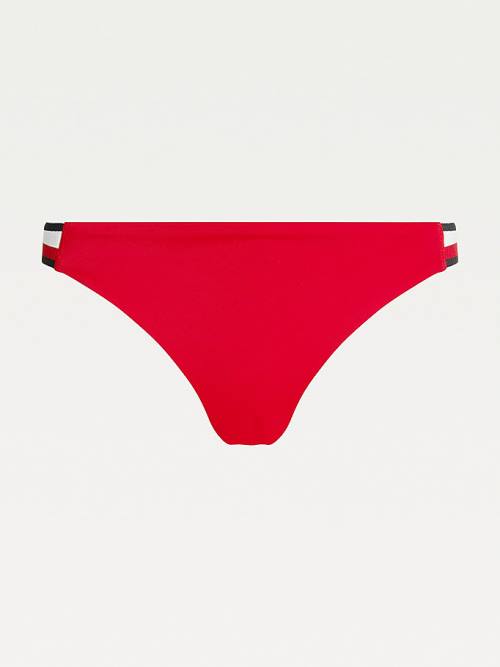 Red Tommy Hilfiger Cheeky Fit Bikini Bottoms Women's Swimwear | TH948JGW