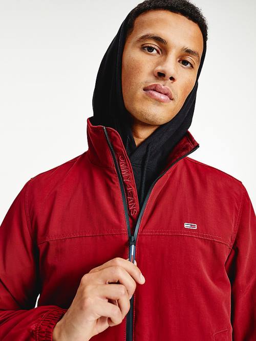 Red Tommy Hilfiger Classics Bomber Men's Jackets | TH325OPF