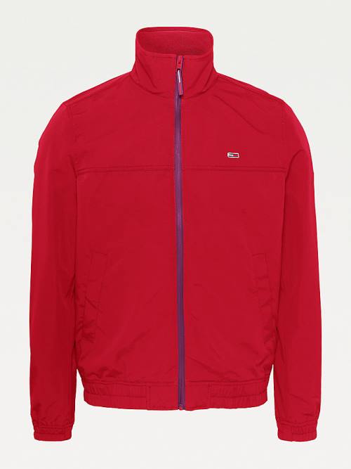 Red Tommy Hilfiger Classics Bomber Men's Jackets | TH325OPF