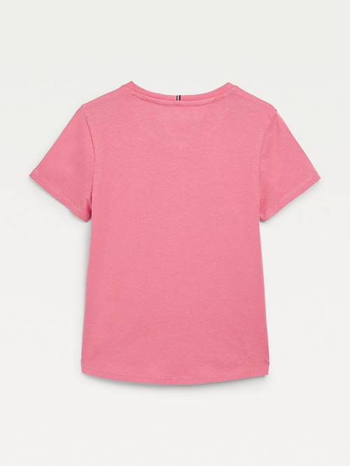 Red Tommy Hilfiger Essential Knit Girls' T Shirts | TH567SBJ