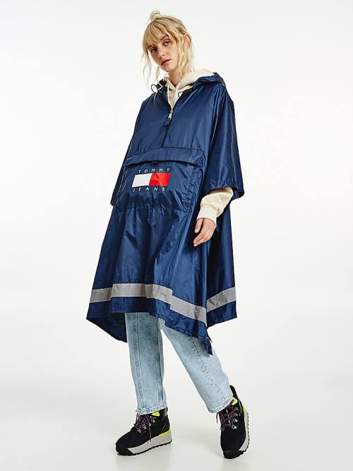 Red Tommy Hilfiger Packable Poncho Bum Women's Bags | TH573KYZ