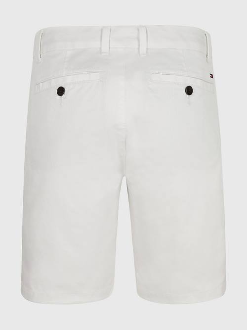 White Tommy Hilfiger 1985 Essential Chino Shorts Boys' Pants | TH082YSK