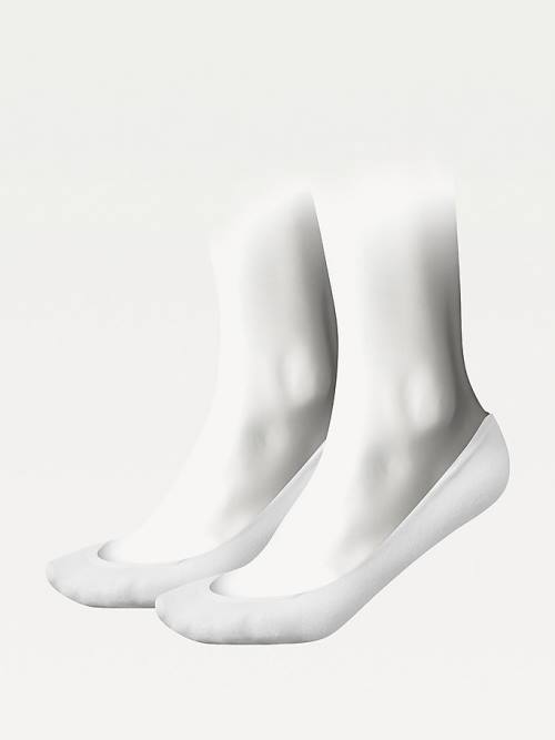 White Tommy Hilfiger 2-Pack Ballerina Women\'s Socks | TH812MRP