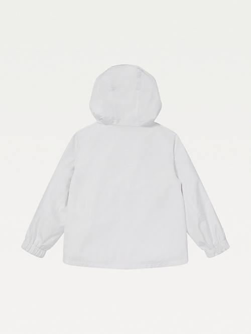 White Tommy Hilfiger Adaptive Popover Anorak Boys' Jackets | TH165DZY