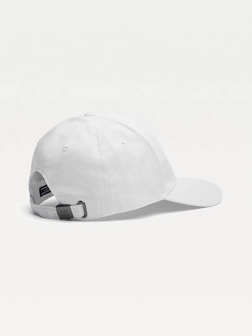 White Tommy Hilfiger Classic Baseball Cap Men's Hats | TH817HAY