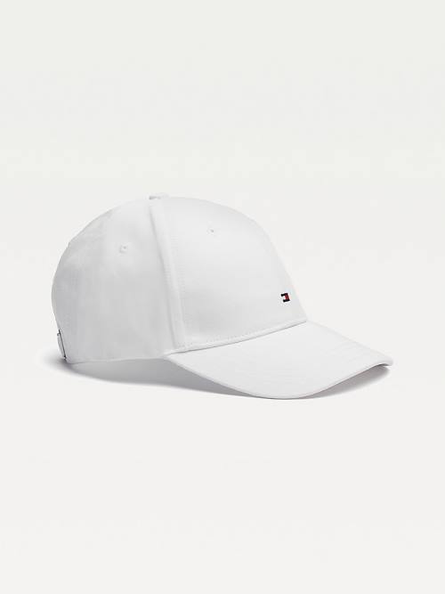 White Tommy Hilfiger Classic Baseball Cap Men\'s Hats | TH817HAY