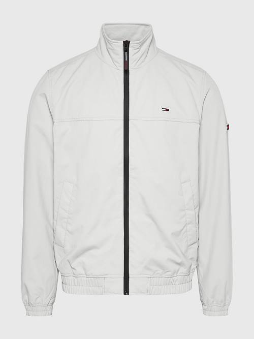 White Tommy Hilfiger Classics Bomber Men\'s Jackets | TH279QTH