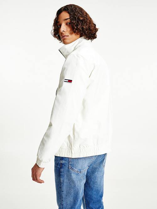 White Tommy Hilfiger Classics Bomber Men's Jackets | TH827FDO