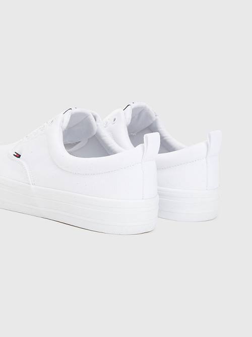 White Tommy Hilfiger Classics Low-Top Men's Sneakers | TH326JXC