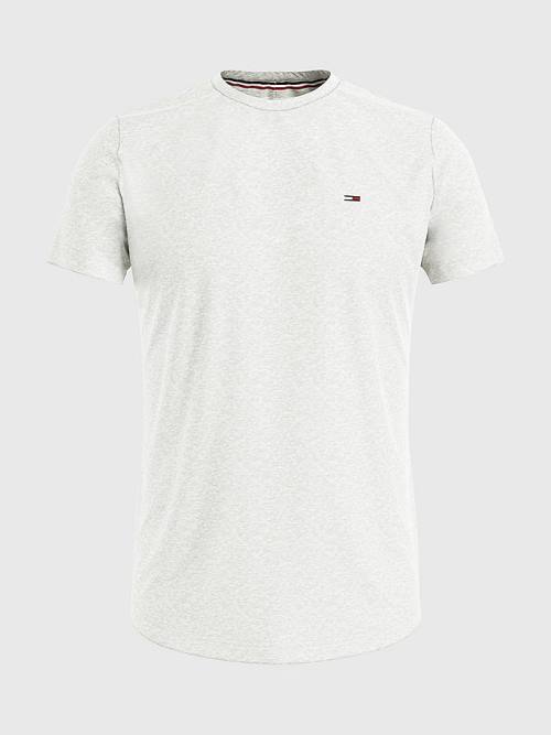 White Tommy Hilfiger Classics Slim Fit Men's T Shirts | TH784GLH