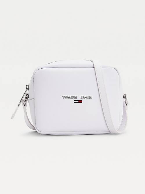 White Tommy Hilfiger Essential Logo Camera Women\'s Bags | TH162APV