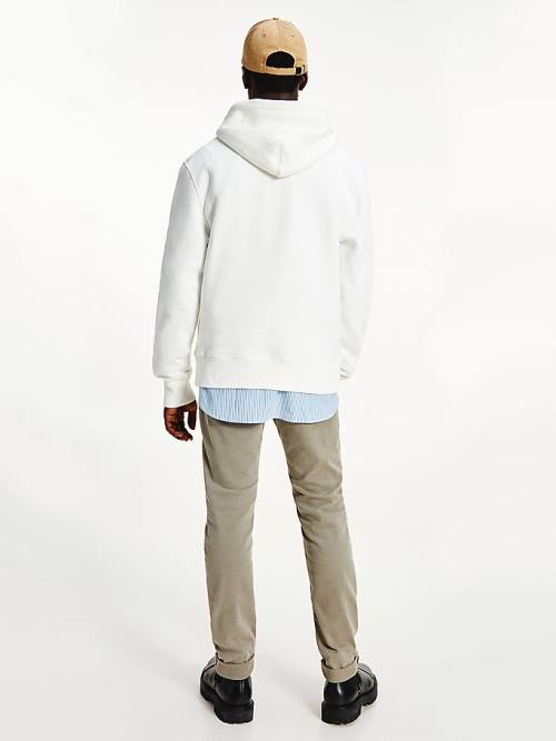 White Tommy Hilfiger Exclusive Icons Men's Hoodie | TH680SXC