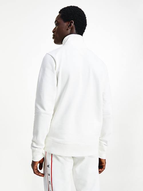 White Tommy Hilfiger Exclusive Mock Turtleneck Men's Sweatshirts | TH365ZUP