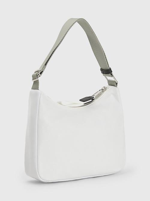 White Tommy Hilfiger Festival Shoulder Women's Bags | TH107QUK