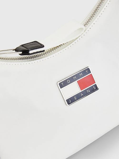 White Tommy Hilfiger Festival Shoulder Women's Bags | TH107QUK