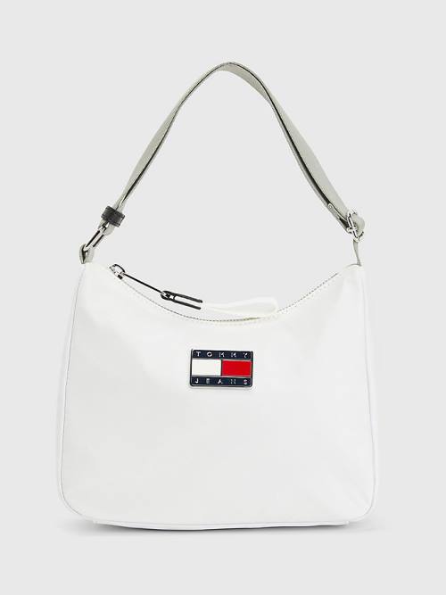 White Tommy Hilfiger Festival Shoulder Women\'s Bags | TH107QUK