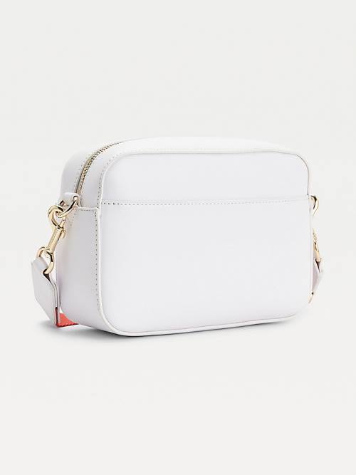 White Tommy Hilfiger Iconic Signature Logo Camera Women's Bags | TH184GKM