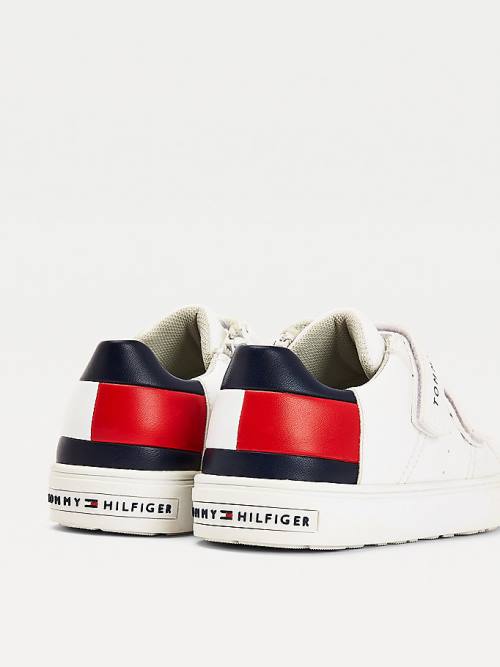 White Tommy Hilfiger Low-Top Boys' Sneakers | TH409KJG