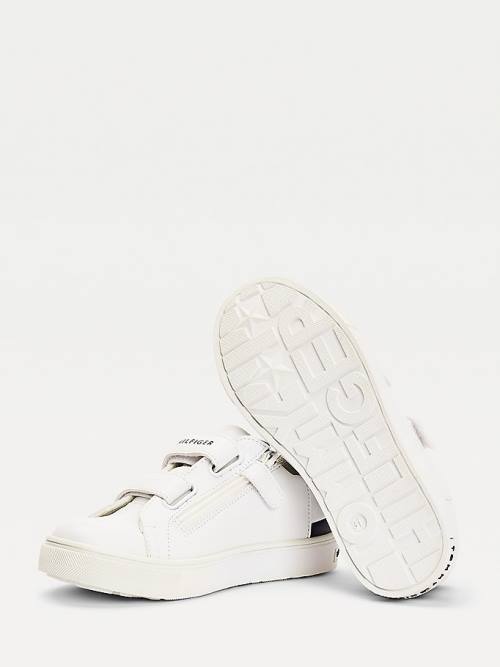 White Tommy Hilfiger Low-Top Boys' Sneakers | TH409KJG