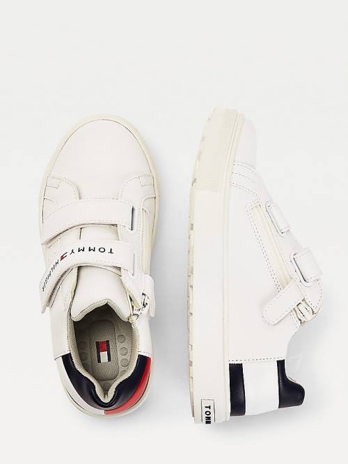 White Tommy Hilfiger Low-Top Boys' Sneakers | TH409KJG