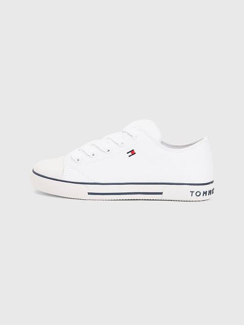 White Tommy Hilfiger Low-Top Boys' Sneakers | TH932XDH