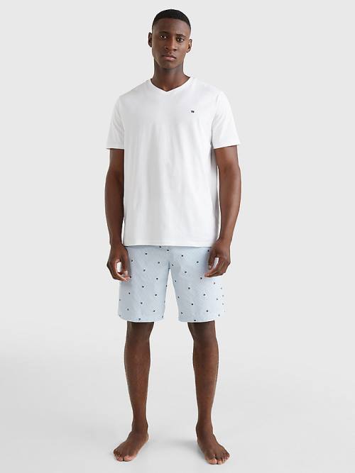 White Tommy Hilfiger TH Modern Oversized Men's Pyjamas | TH378FJP