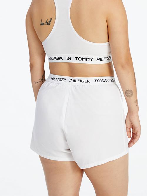 White Tommy Hilfiger TOMMYXINDYA Boxer Shorts Women's Underwear | TH103SRF