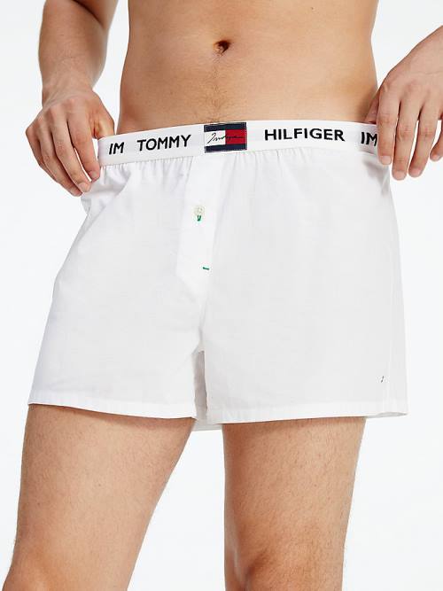 White Tommy Hilfiger TOMMYXINDYA Boxer Shorts Women's Underwear | TH103SRF