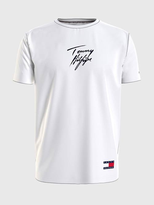 White Tommy Hilfiger Tommy 85 Signature Logo Men\'s Pyjamas | TH348UVX