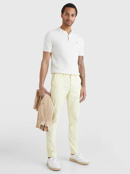 Yellow Tommy Hilfiger 1985 Essential Bleecker Slim Fit Chinos Men's Pants | TH851HJM