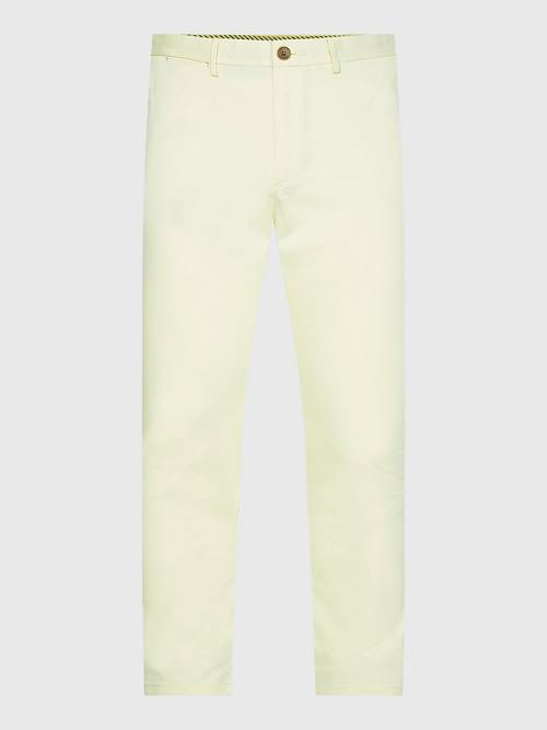 Yellow Tommy Hilfiger 1985 Essential Bleecker Slim Fit Chinos Men's Pants | TH851HJM