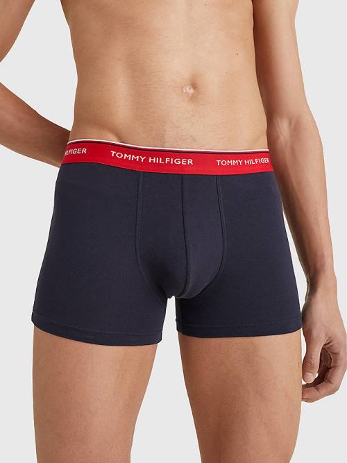 Yellow Tommy Hilfiger 3-Pack Premium Essential Trunks Men's Underwear | TH597MVF