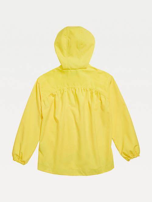 Yellow Tommy Hilfiger Adaptive Magnetic Closure Hooded Girls' Jackets | TH437FAR