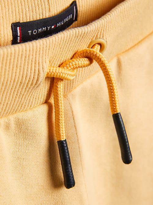 Yellow Tommy Hilfiger Natural Earth Dye Sweat Shorts Boys' Pants | TH738JLY