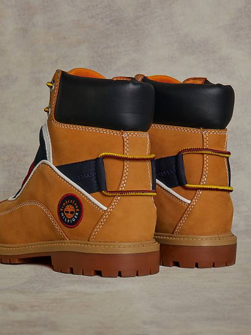 Yellow Tommy Hilfiger TOMMYXTIMBERLAND Remixed C&S Women's Boots | TH154VYA