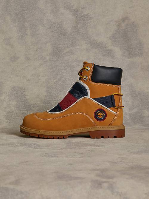 Yellow Tommy Hilfiger TOMMYXTIMBERLAND Remixed C&S Women's Boots | TH154VYA