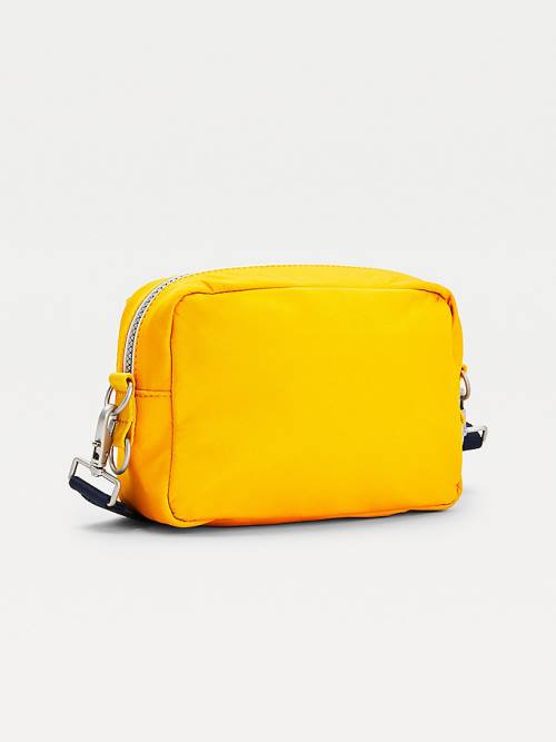 Yellow Tommy Hilfiger Tommy Badge Crossover Women's Bags | TH230LFC